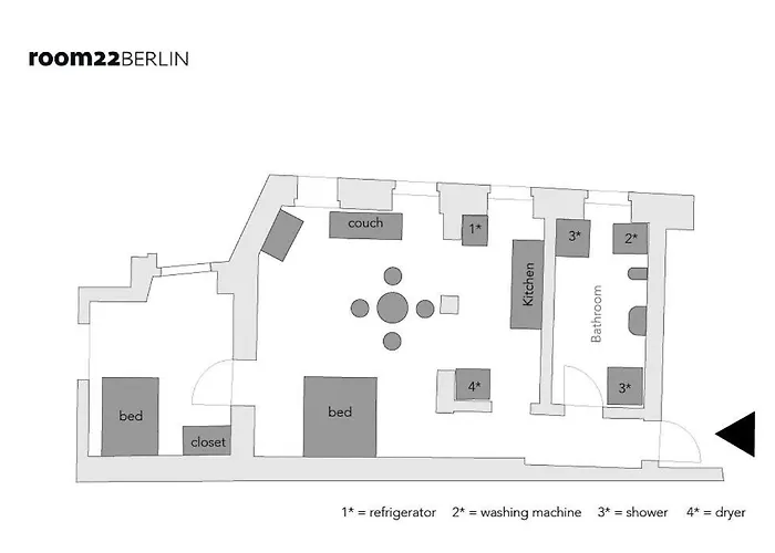 S31 - 22 Bergmannstrasse Back * Berlin